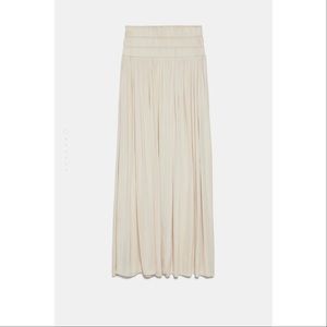 Cream Zara skirt